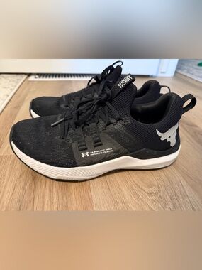 Under Armour Project Rock Unisex Black Training Shoes